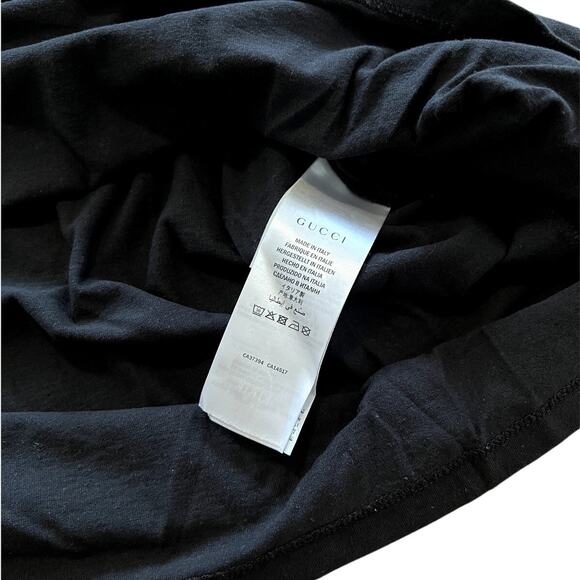 Gucci Black Not A Human Voice T-Shirt Size S Oversized Mens Designer Rare - Picture 6 of 8